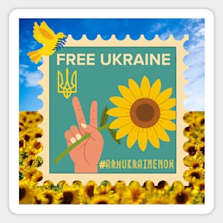 Free Ukraine Magnet